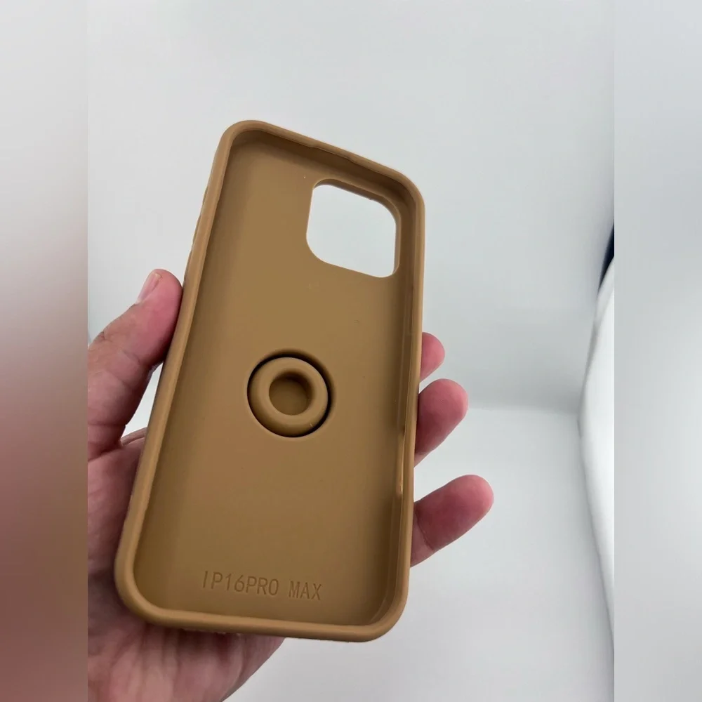 Cute Coffee Cup 3D Silicone Phone Case - iPhone 16 Pro Max
